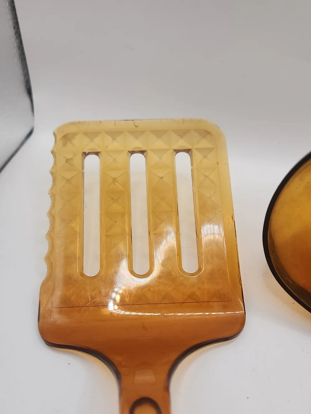 Vintage Ultratemp Amber Utensils Set 4 Piece USA Made